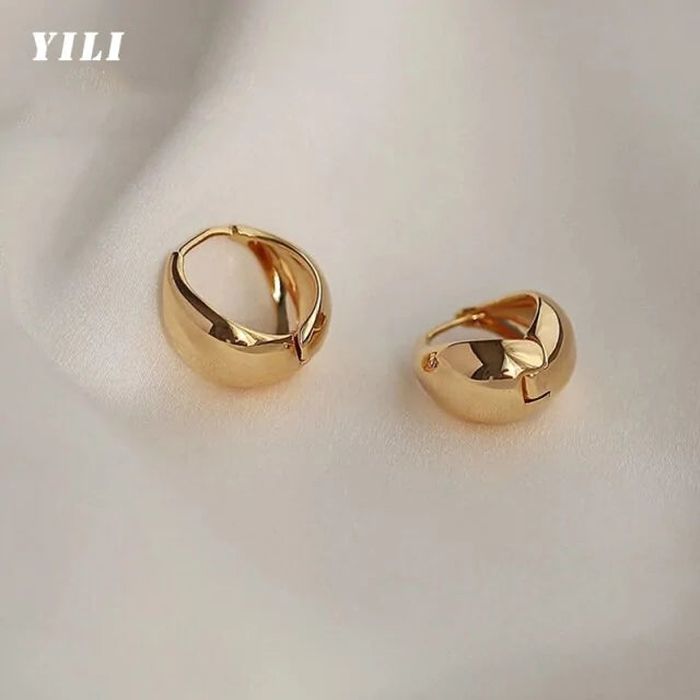 Trendy Stainless Steel Hoop Earrings 7