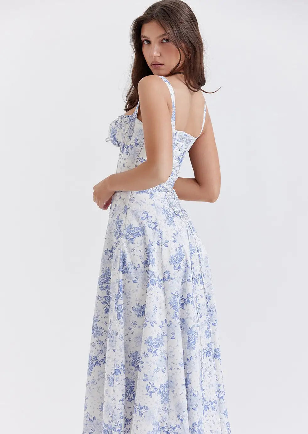 Mariah Floral Dress Elegance Meets Effortless Charm! back 1