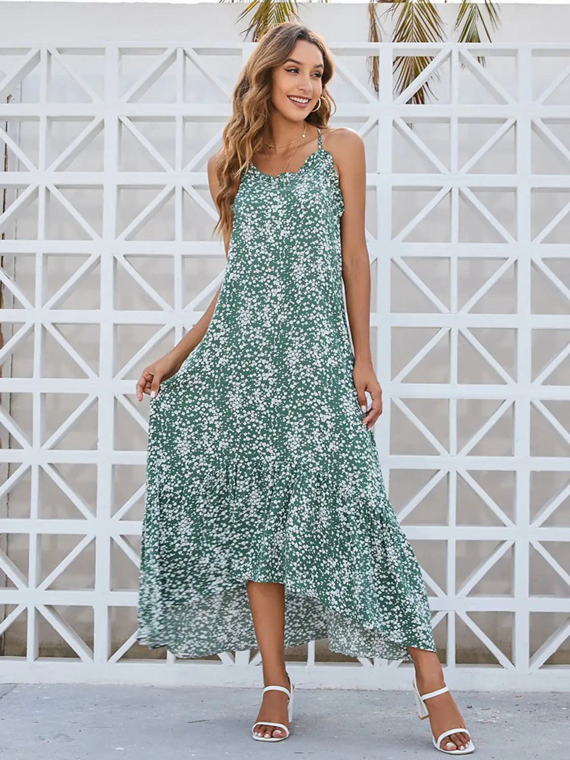 Embrace The Essence of Sumrmer With Ditsy Dress 1